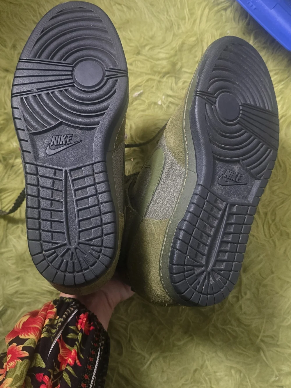 Nike Olive Green Dunk Sky Hi Hidden Wedge 2014 - Picture 4 of 6